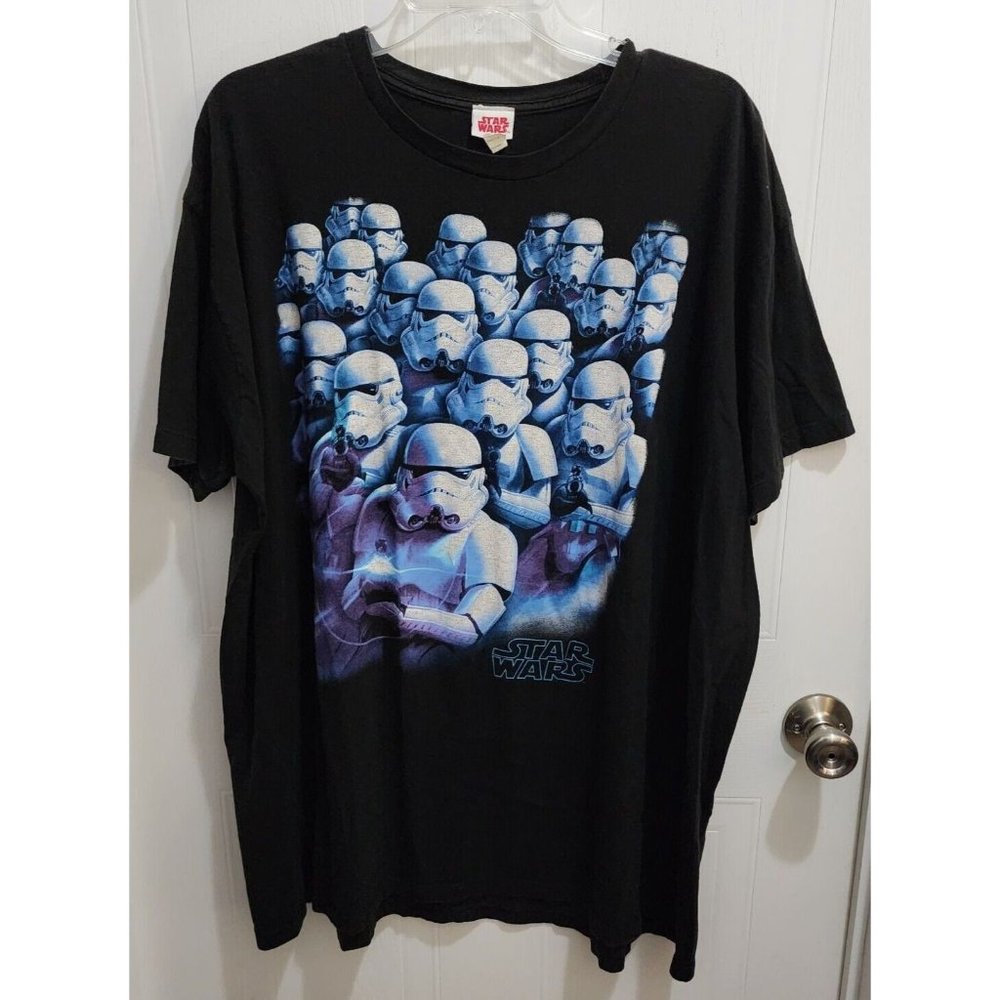 Star‎ Wars Stormtrooper T Shirt Short Sleeve Mens Crewneck Size 3XL Army Rare